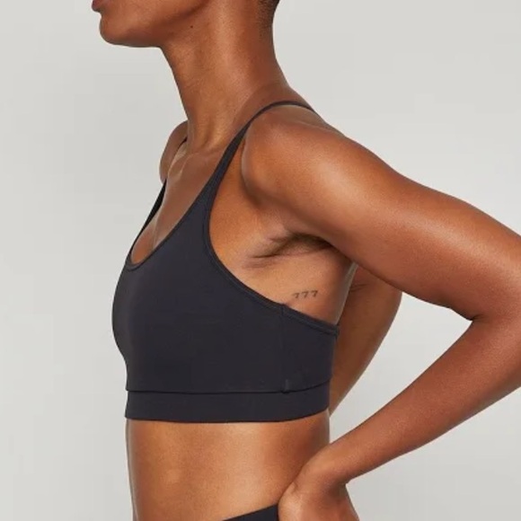 FourLaps‎ Vitality Sports Bra Double Cross Back  Womens Black Gym/Workout NWT - Picture 6 of 9